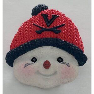 Snowman Hat University of Virginia Logo Ridgewood Collection Lapel Pin Brooch